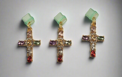 Cross Charm - Charging port phone dust covers
