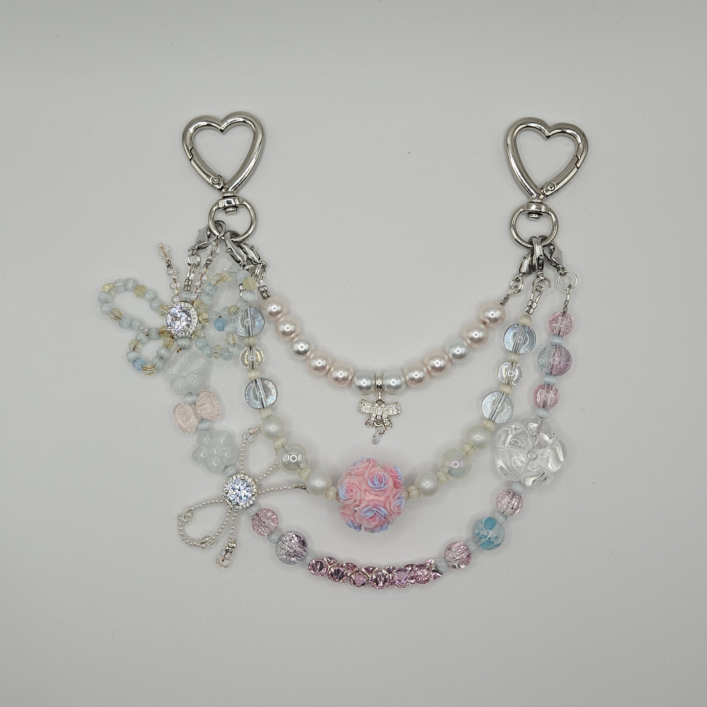 Blush & Pearls Bag Charm