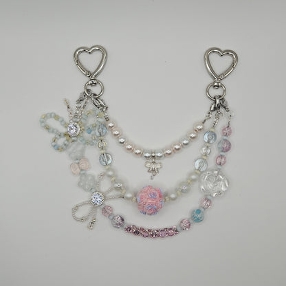 Blush & Pearls Bag Charm