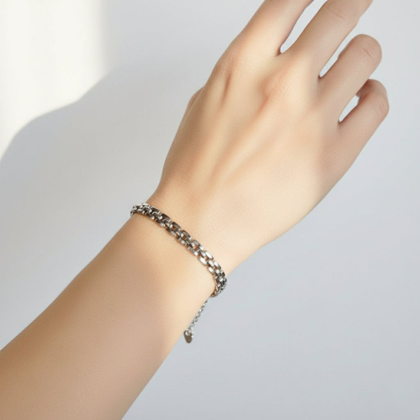 Watch Band Design Bracelet - Stainless Steel