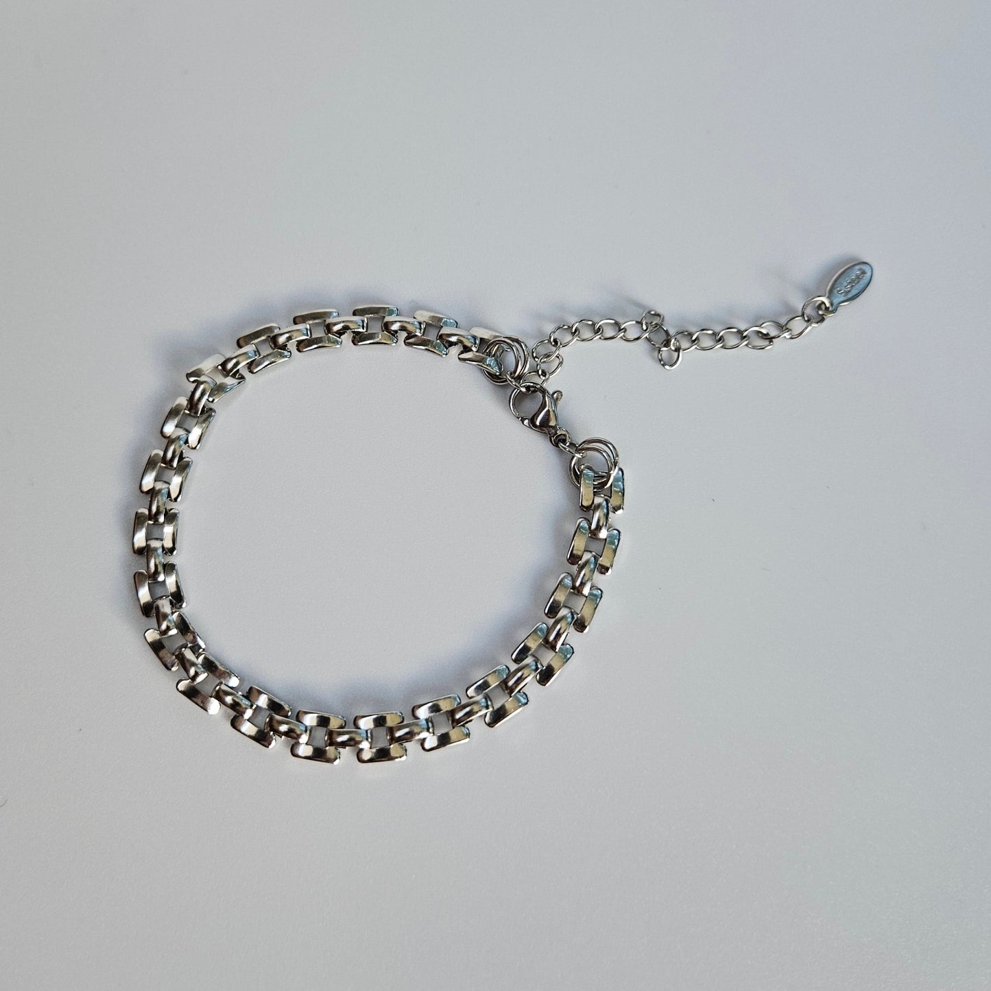 Watch Band Design Bracelet - Stainless Steel