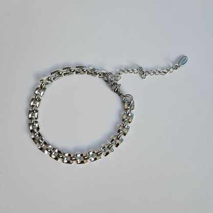 Watch Band Design Bracelet - Stainless Steel