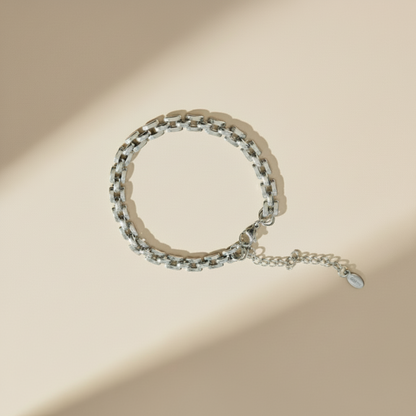 Watch Band Design Bracelet - Stainless Steel